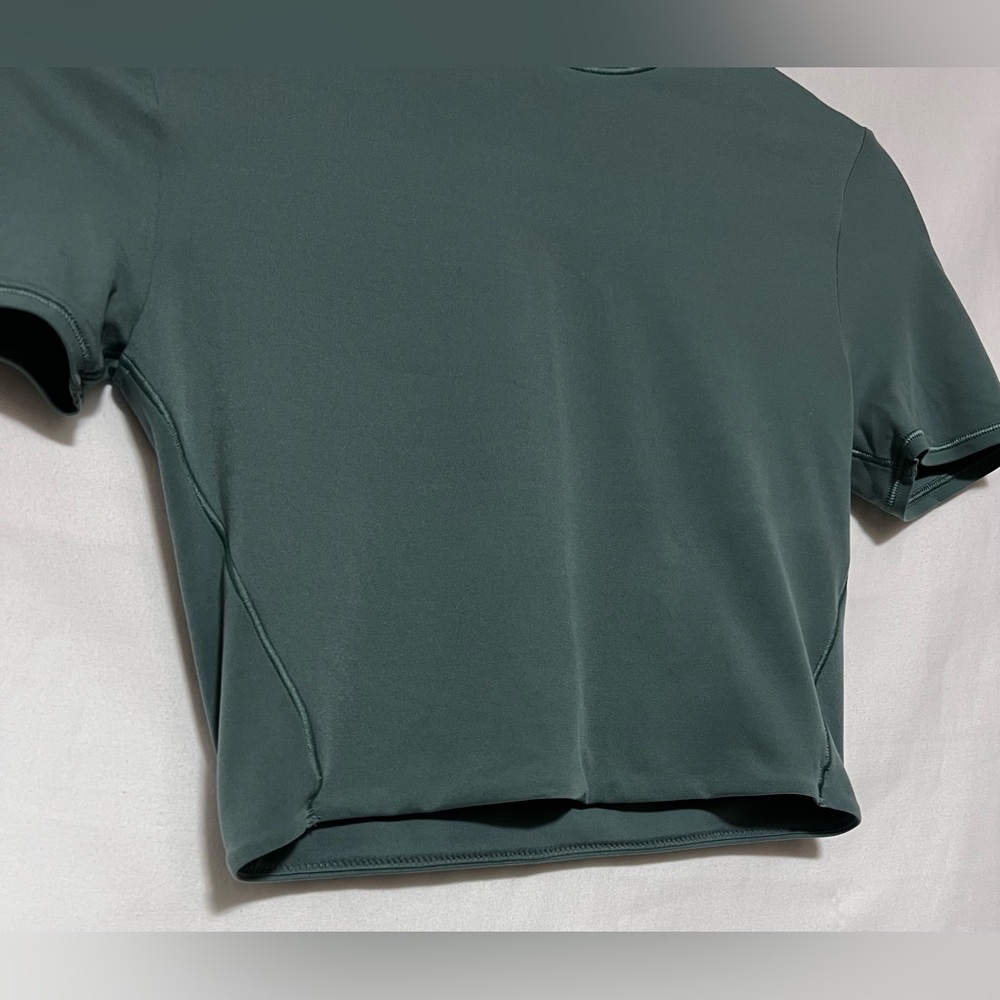 NEW Lululemon Crewneck Cropped T-Shirt Yoga Activewear Workout Gym Running Top - Picture 8 of 14